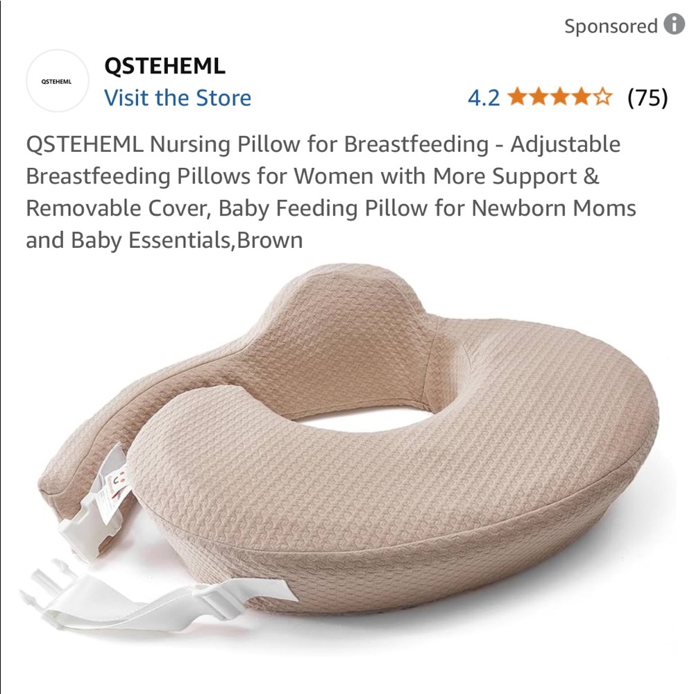 Nursing pillow- used once - basically brand new